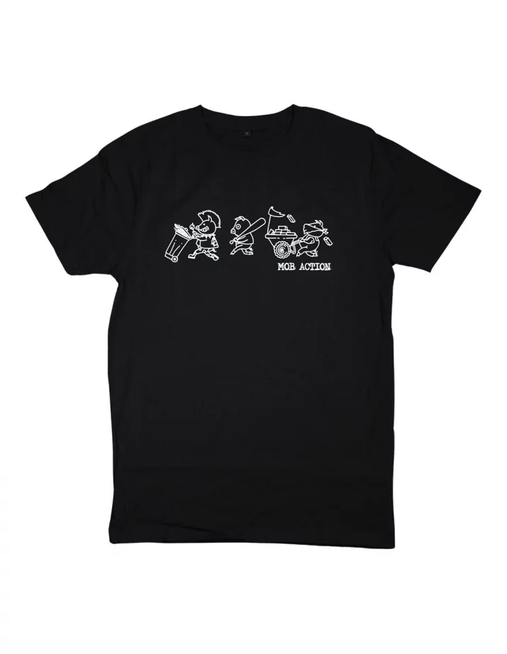 Riot Pigs - Mob Action - T-Shirt - Black