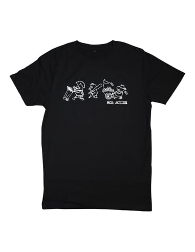 Riot Pigs - Mob Action - T-Shirt - Black - @ No Borders