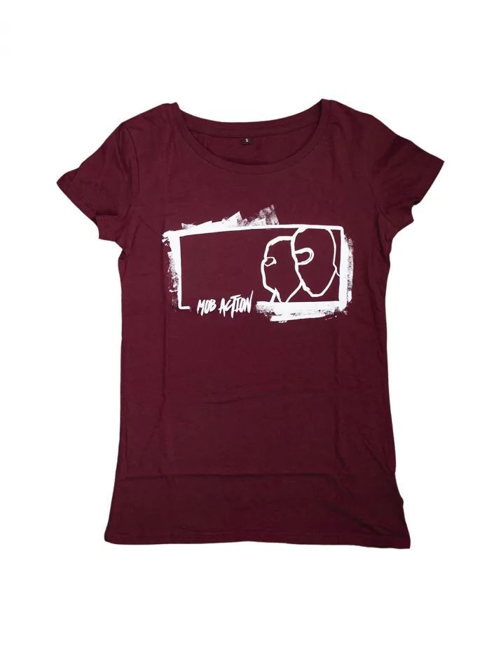 Mob Action Hassis - T-Shirt fitted - Burgundy
