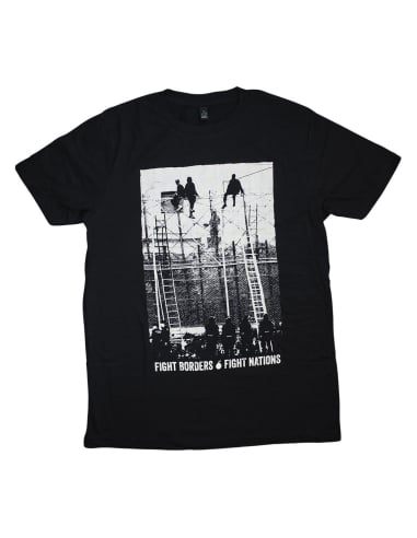 Fight Borders Fight Nations - Black Mosquito - T-Shirt - Black - @ No Borders