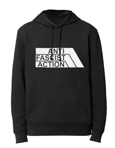 Anti Fascist Action - Hoodie - True Rebel - Schwarz - @ No Borders