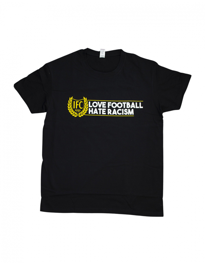 IFC Rostock - T-Shirt - Love Football Hate Racism - Black