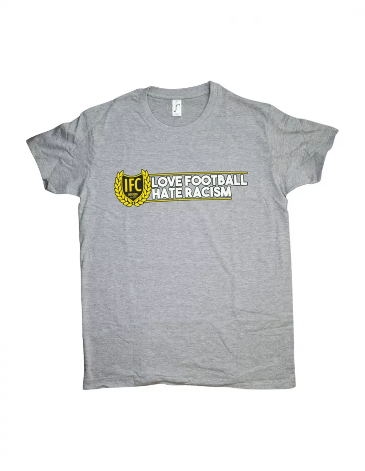 IFC Rostock - T-Shirt - Love Football Hate Racism - Grey
