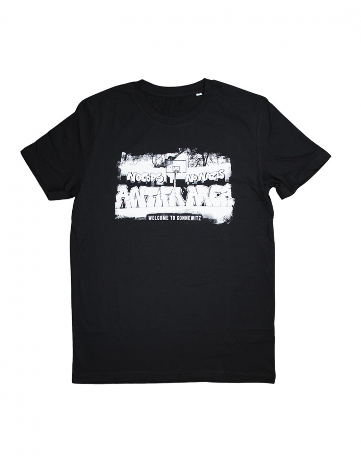 Antifa Area - No Borders - T-Shirt - Black