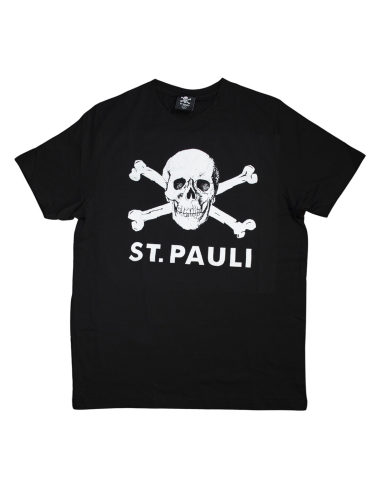 St. Pauli - T-Shirt - Skull I - Black - @ No Borders