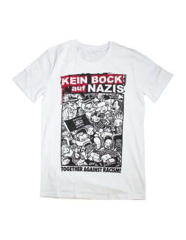 Kein Bock auf Nazis - T-Shirt - Weiß - @ No Borders