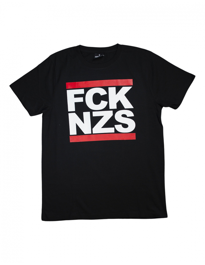 FCK NZS - True Rebel - T-Shirt - Black
