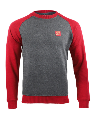 Kein Mensch ist illegal - No Borders - Sweater - Grey/Red - @ No Borders