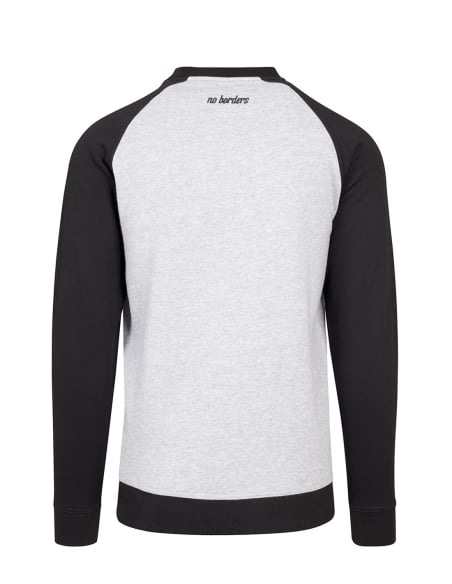 Kein Mensch ist illegal - No Borders - Sweater - Grey/Black