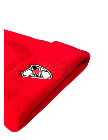 Roter Stern Leipzig - Winter Hat - Logo Stick - Red - @ No Borders