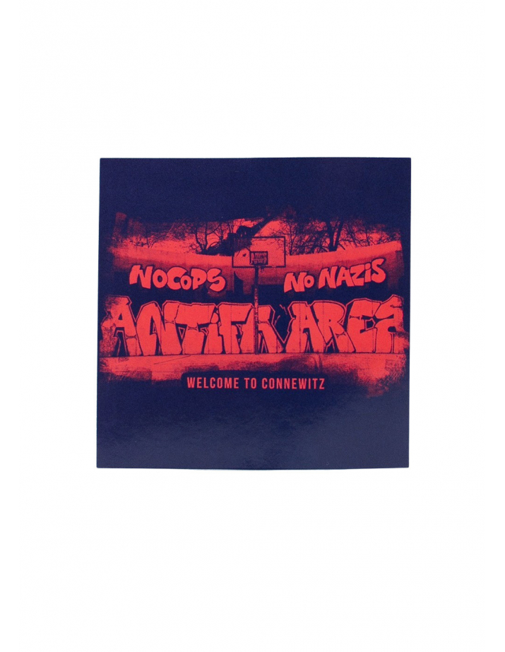 Antifa Area - Sticker - Blue/Red