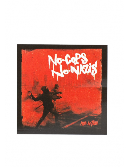No Cops No Nazis - Sticker - Red