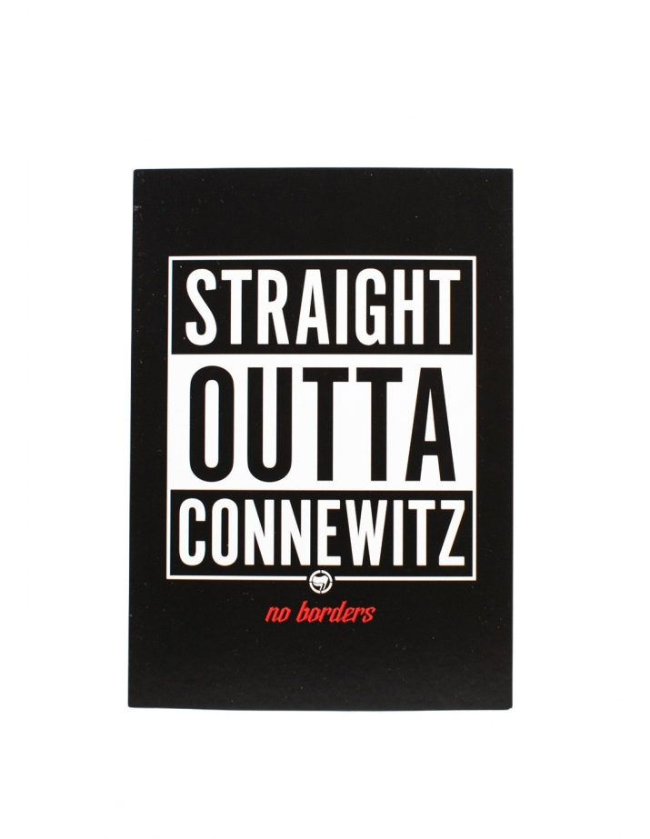 Straight Outta Connewitz - Postkarte