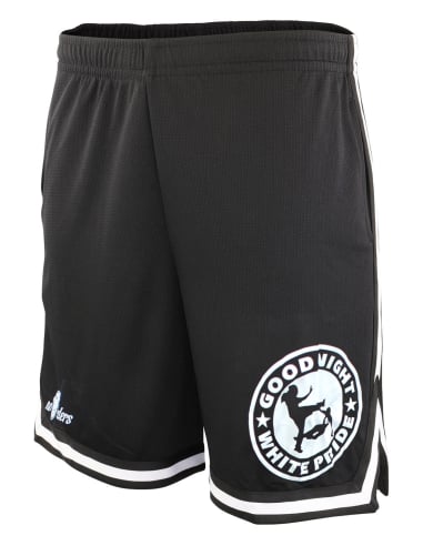 Good Night White Pride - No Borders - Basketball Shorts - Black/White - @ No Borders