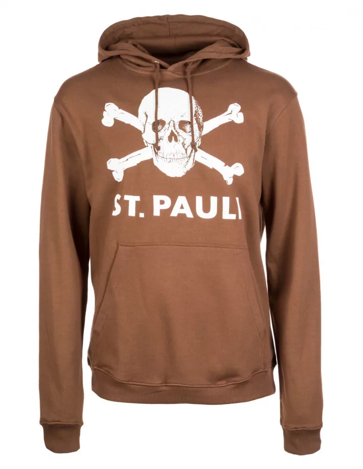 St. Pauli - Hoodie - Skull I - Brown