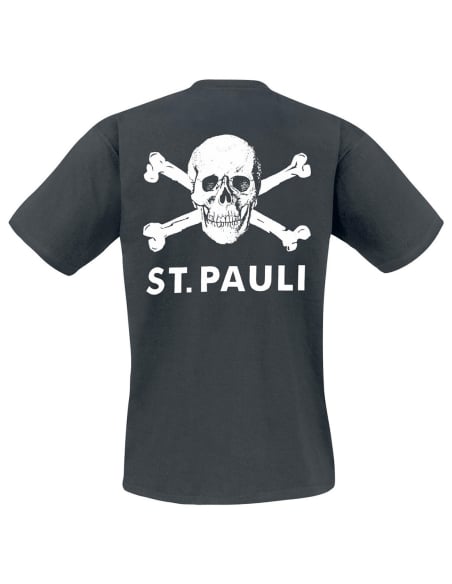 St. Pauli - T-Shirt - Skull II - Black