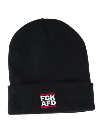 FCK AfD - T-Shirt - Tailliert - No Borders - Schwarz - @ No Borders