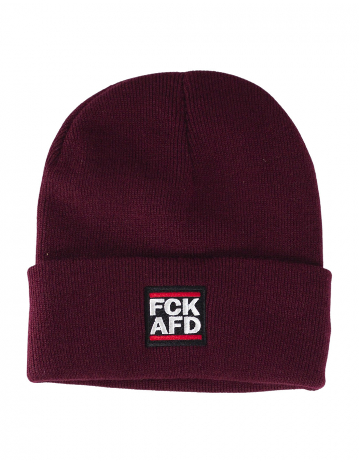 FCK AFD - Winter Hat - Burgundy