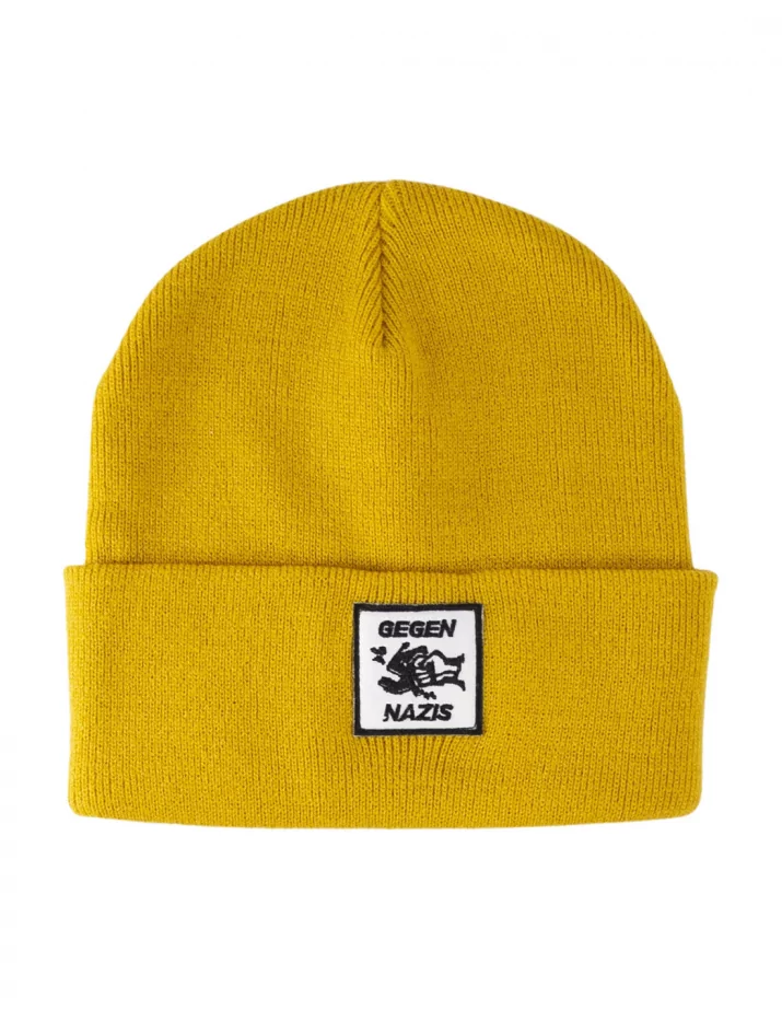Gegen Nazis - Winter Hat - Mustard
