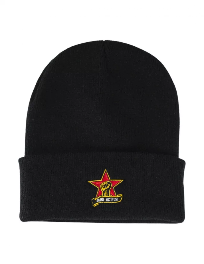 Raised Fist - Mob Action - Winter Hat - Black