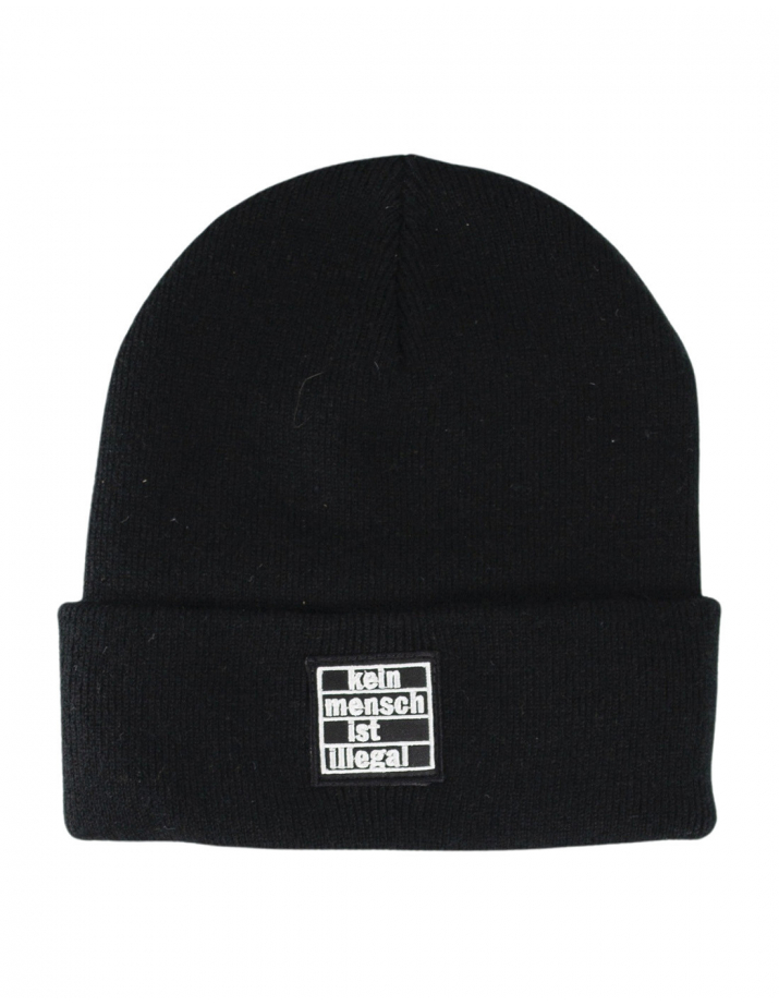 Kein Mensch ist illegal - Winter Hat - Black