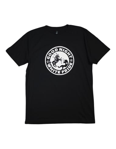 Good Night White Pride Unicorn - Black Mosquito - T-Shirt - Black - @ No Borders