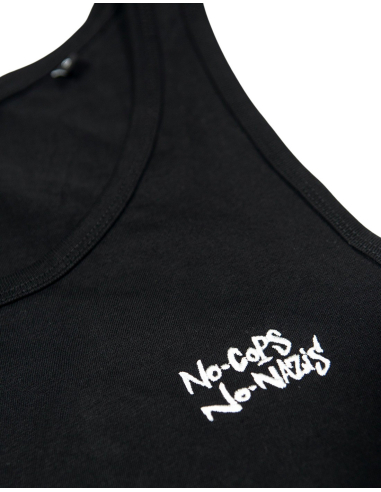 No Cops No Nazis - Mob Action - Tanktop - Black - @ No Borders