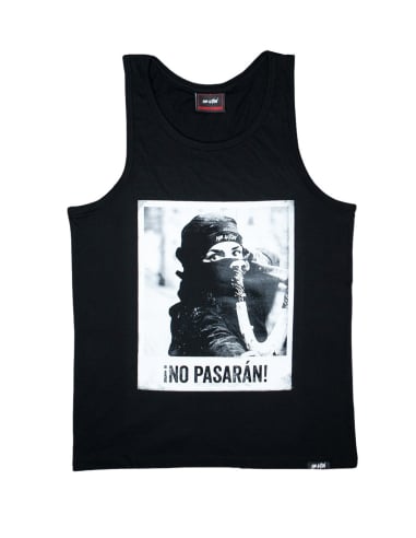 No Pasaran - Mob Action - Tanktop - Black - @ No Borders