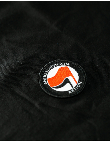 Siamo Tutti Antifascisti - No Borders - T-Shirt - Black