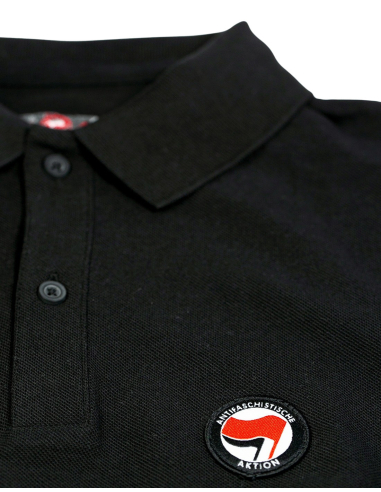 Siamo Tutti Antifascisti - Mob Action - Polo - Black - @ No Borders