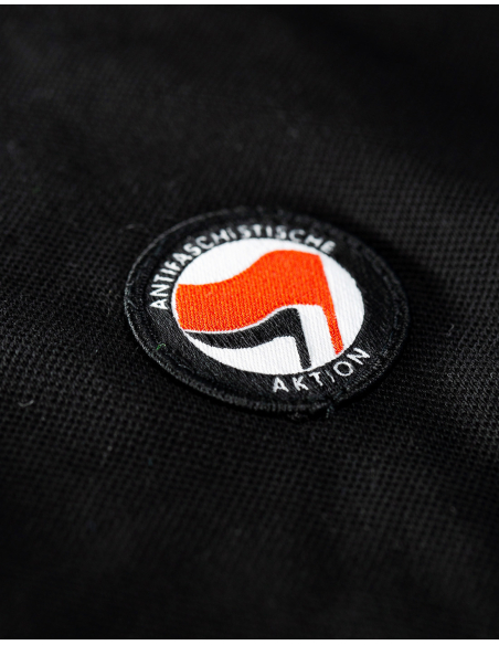 Siamo Tutti Antifascisti - No Borders - Polo - Black