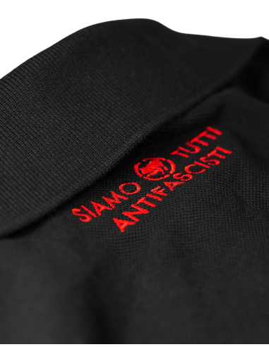 Siamo Tutti Antifascisti - Mob Action - Polo - Black - @ No Borders