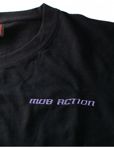 LGBTQ - Mob Action Classic - T-Shirt - Black/Purple - @ No Borders