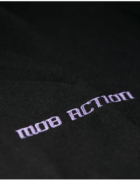 LGBTQ - Mob Action Classic - T-Shirt - Black/Purple
