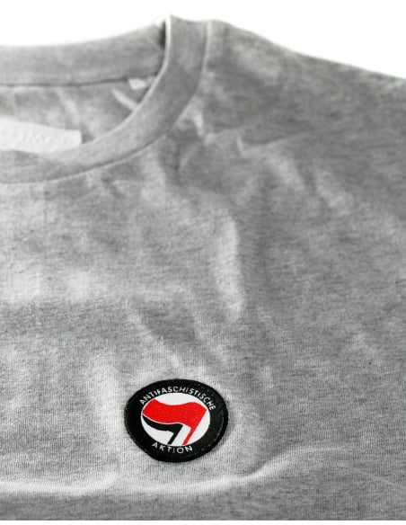 Siamo Tutti Antifascisti - No Borders - T-Shirt - Grey