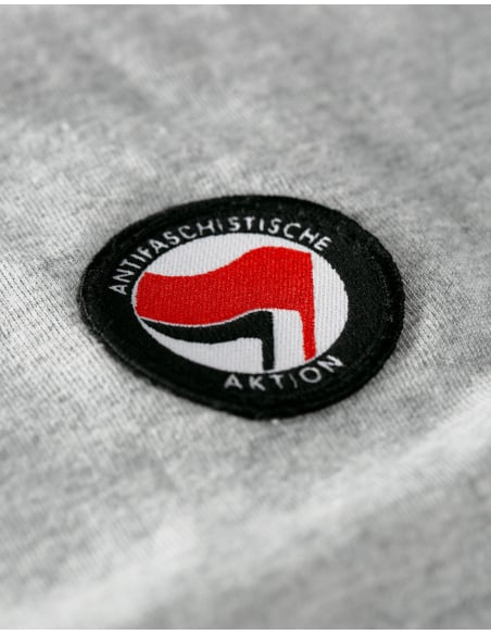 Siamo Tutti Antifascisti - No Borders - T-Shirt - Grey