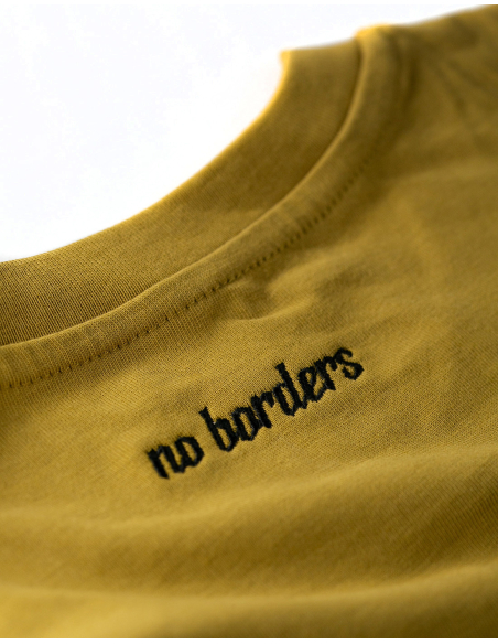 No Borders Cockatoo - T-Shirt - Olive Green