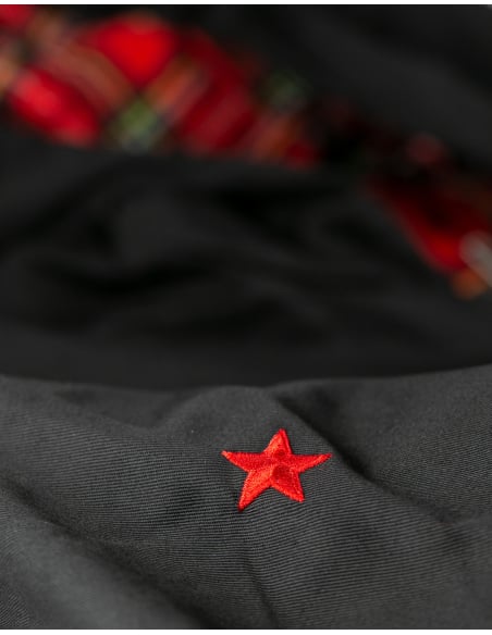 Mob Action Classic - Jacke - Hooded Harrington - Black/Red