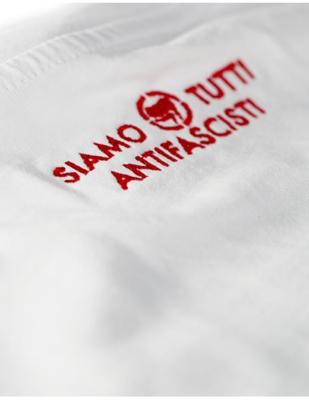 Siamo Tutti Antifascisti - No Borders - T-Shirt - White