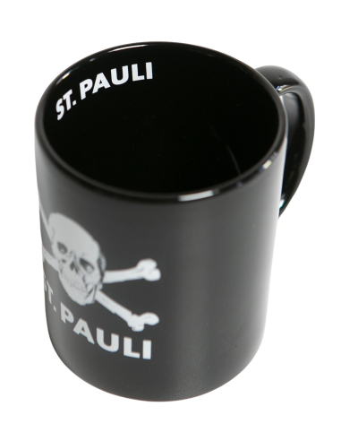 St. Pauli - Tasse - Totenkopf - Schwarz - @ No Borders