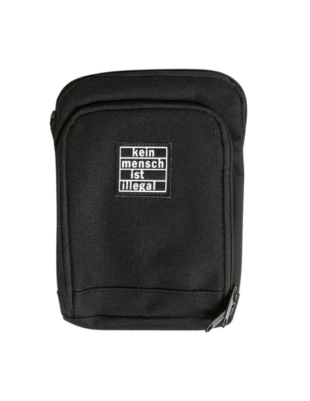 Kein Mensch ist illegal - Schultertasche - Black
