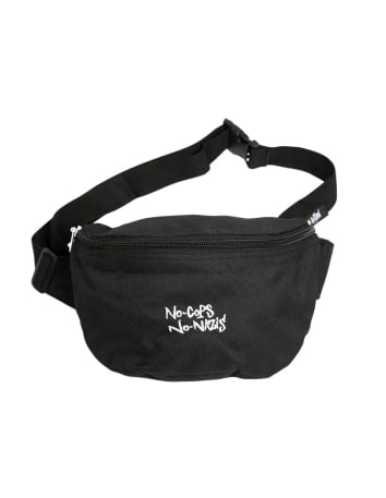 Kein Mensch ist illegal - No Borders - Gürteltasche - Black - @ No Borders