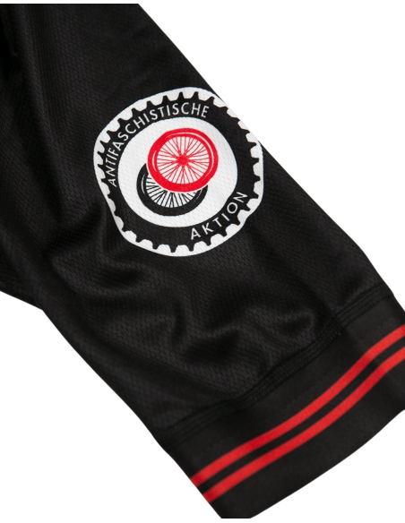 Roter Stern Leipzig - Bike Jersey Short Sleeve - Black/Red