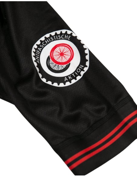 Roter Stern Leipzig - Radtrikot Kurzarm - Black/Red