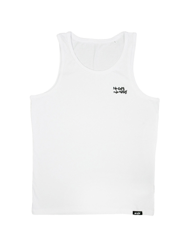 No Cops No Nazis - Mob Action - Tanktop - White - @ No Borders