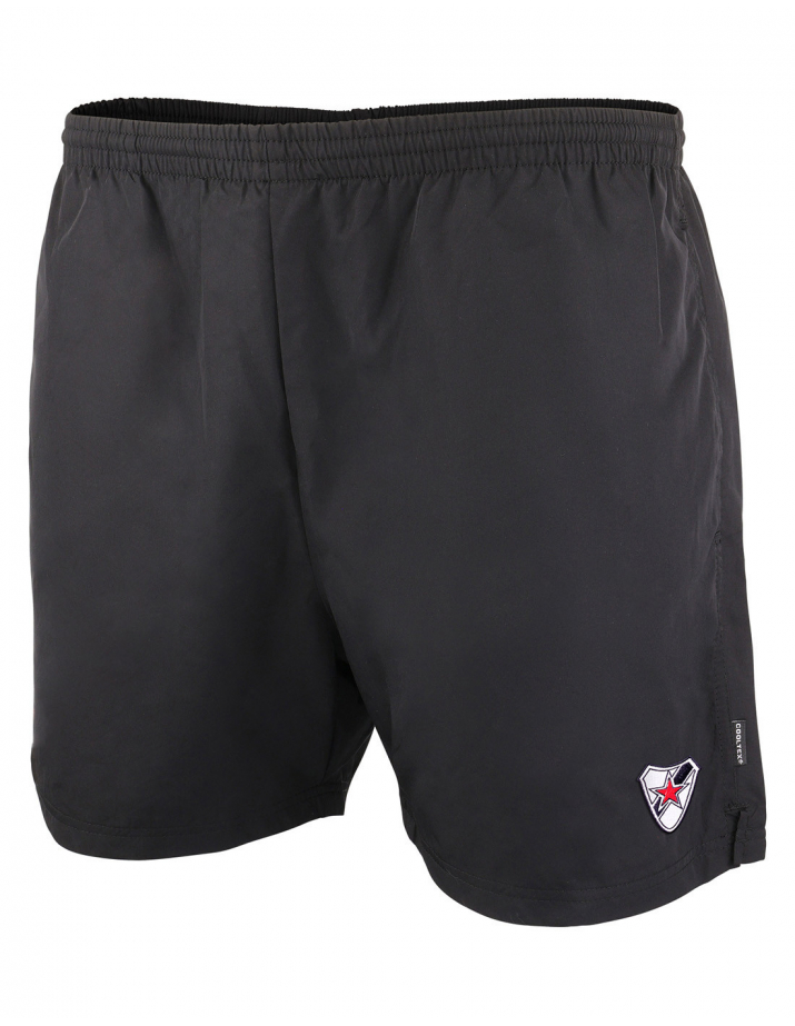 Roter Stern Leipzig - Active Shorts - Logo Stick - Black
