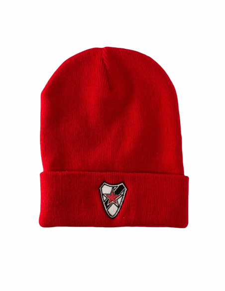 Roter Stern Leipzig - Winter Hat - Logo Stick - Red