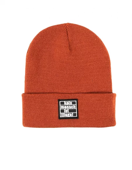Kein Mensch ist illegal - Winter Hat - Orange Rust