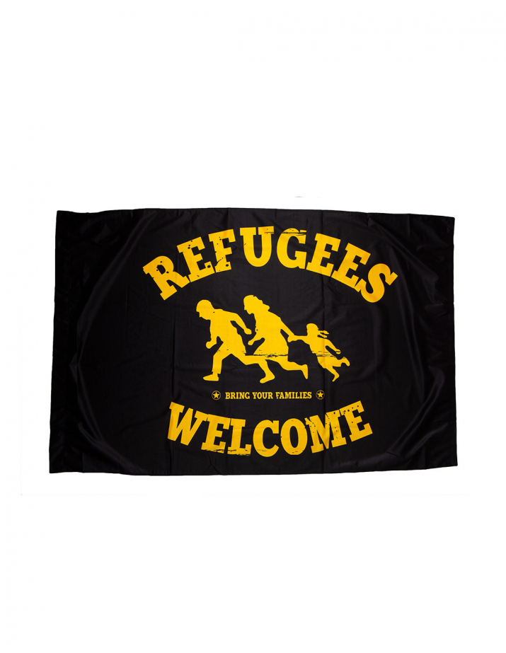 Refugees Welcome - Fahne