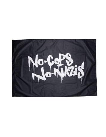 No Cops No Nazis - Mob Action - T-Shirt - Stick - Black - @ No Borders